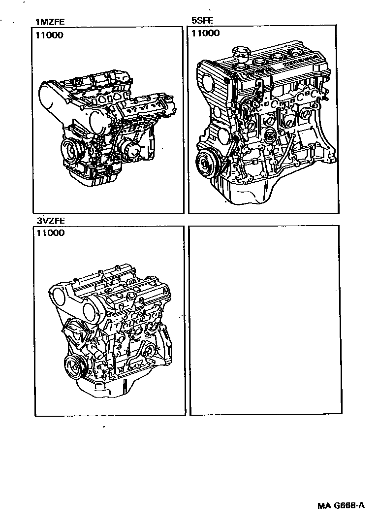 1101 — PARTIAL ENGINE ASSEMBLY