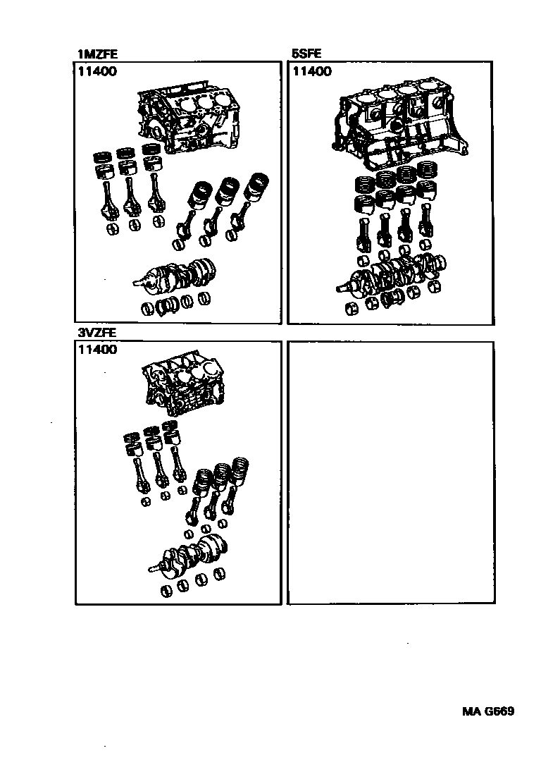 1102 — SHORT BLOCK ASSEMBLY