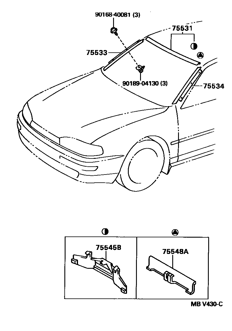 7502 — FRONT MOULDING