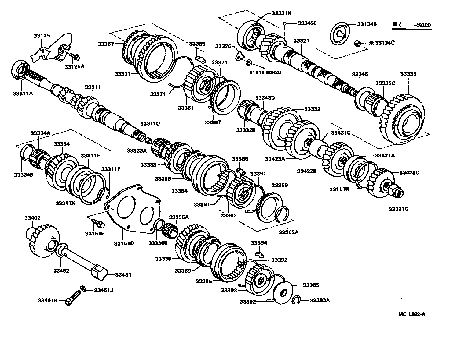 3305 — TRANSMISSION GEAR (MTM)