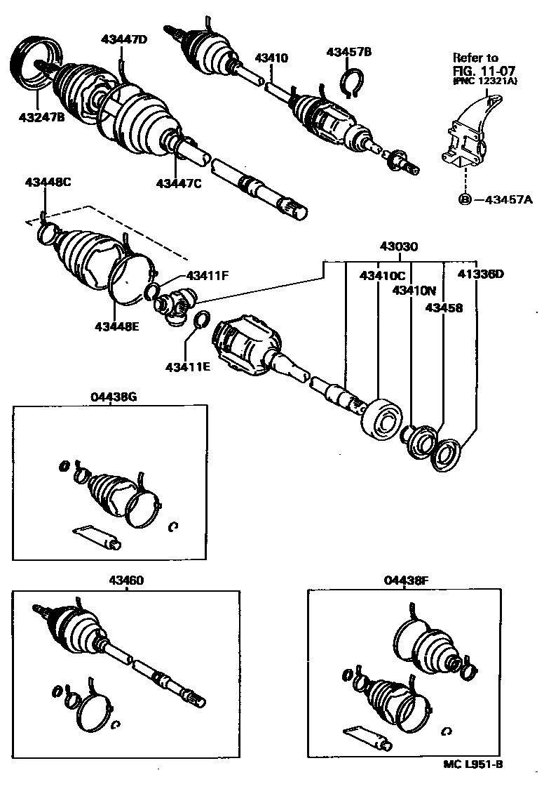 4302 — FRONT DRIVE SHAFT