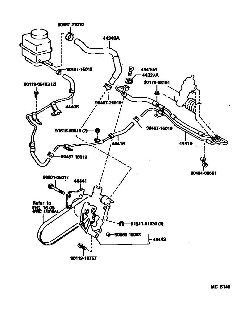 4503 — POWER STEERING TUBE