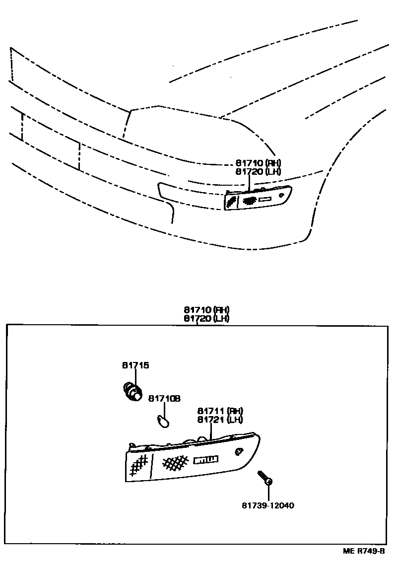 8105 — FRONT MARKER LAMP