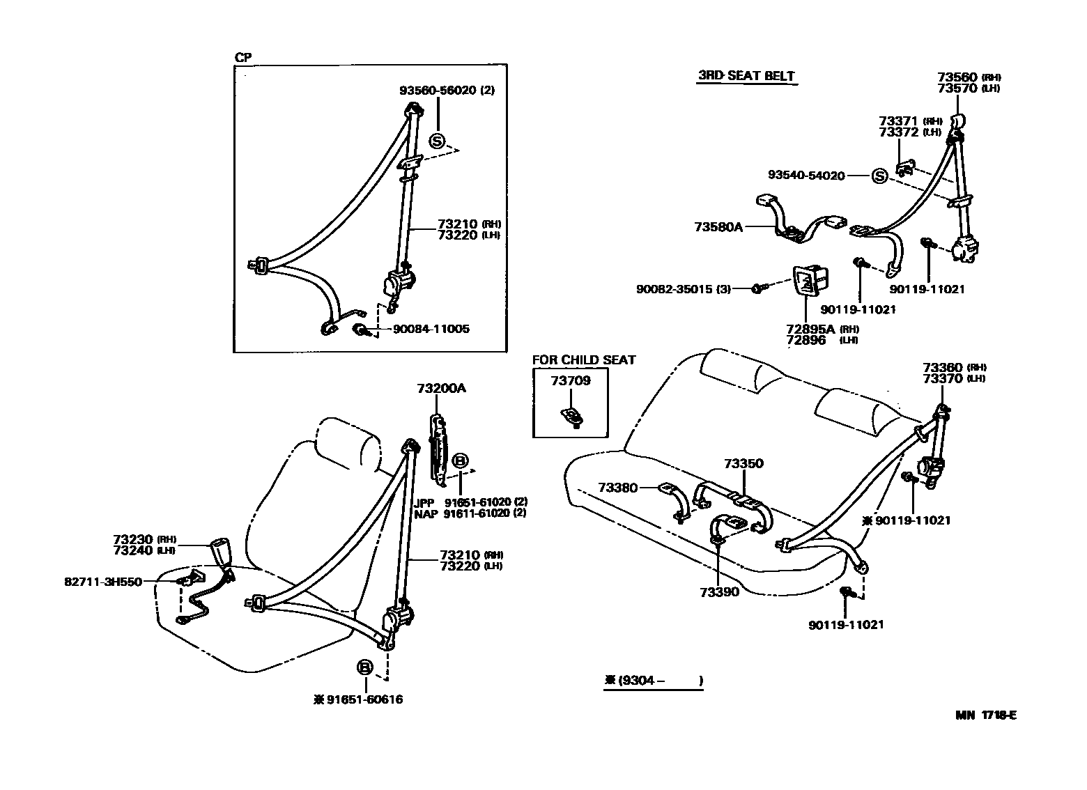 7104 — SEAT BELT & CHILD RESTRAINT SEAT