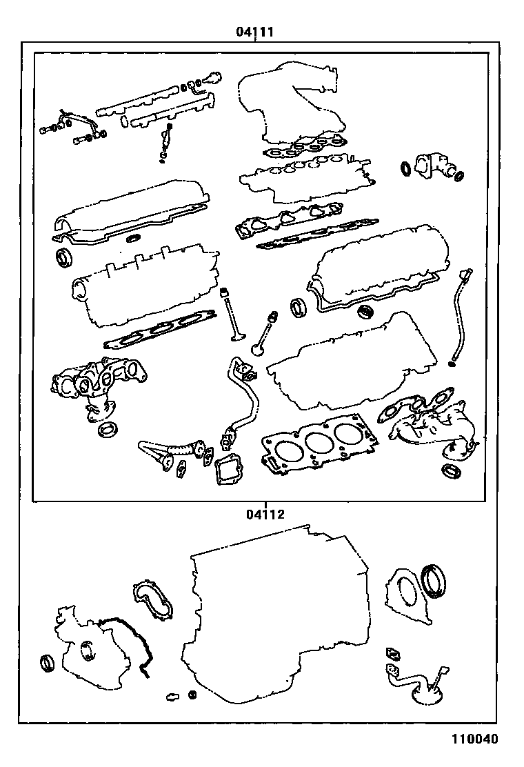 1103 — ENGINE OVERHAUL GASKET KIT
