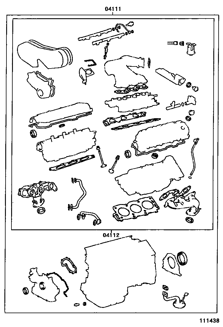 1103 — ENGINE OVERHAUL GASKET KIT