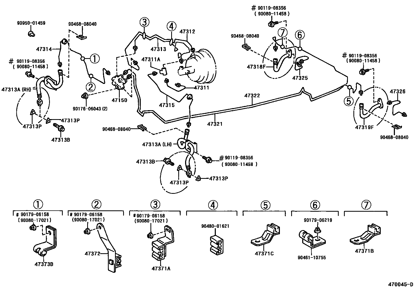 4708 — BRAKE TUBE & CLAMP
