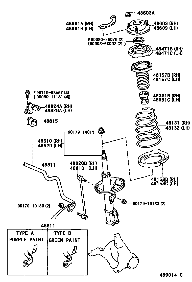 4803 — FRONT SPRING & SHOCK ABSORBER