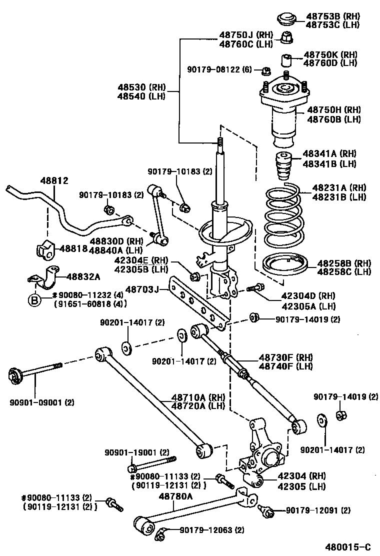 4804 — REAR SPRING & SHOCK ABSORBER