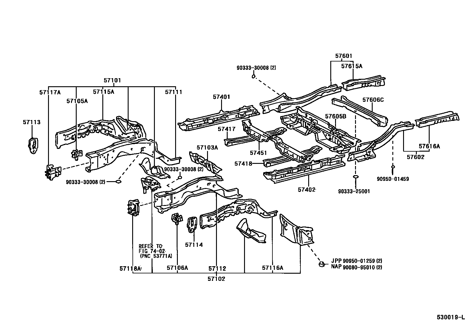 5305 — FLOOR SIDE MEMBER