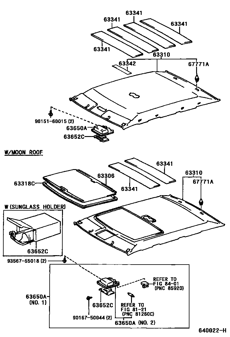 6402 — ROOF HEADLINING & SILENCER PAD