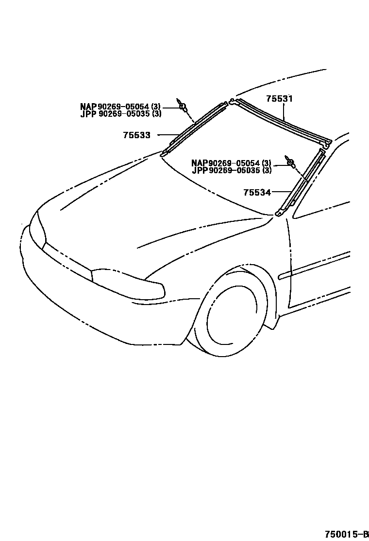 7502 — FRONT MOULDING