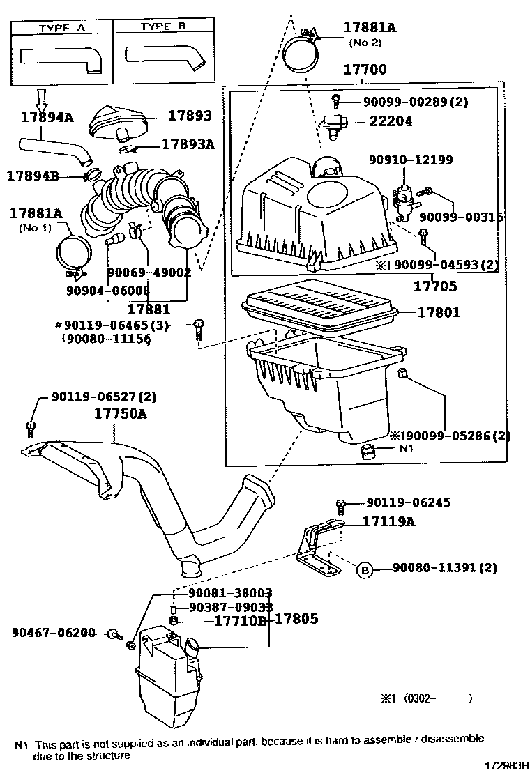 1703 — AIR CLEANER