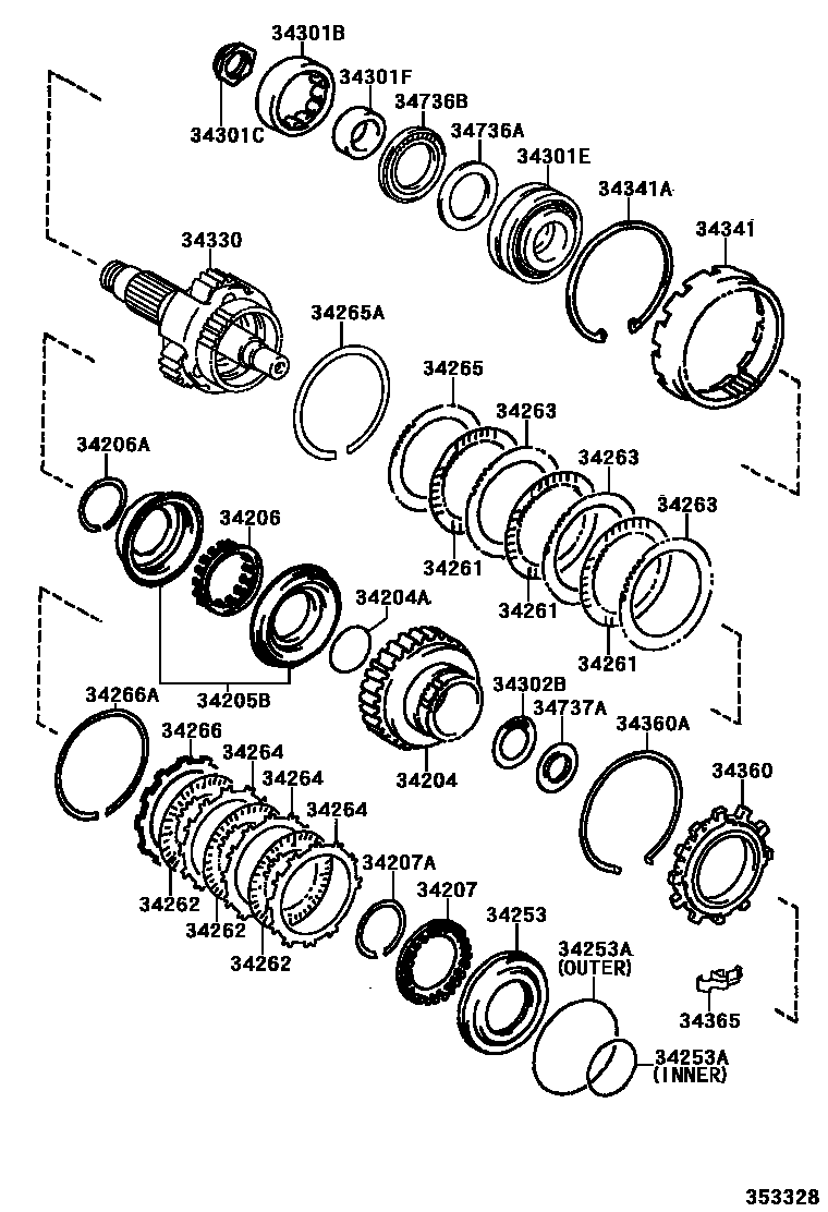 3506 — OVERDRIVE GEAR (ATM)