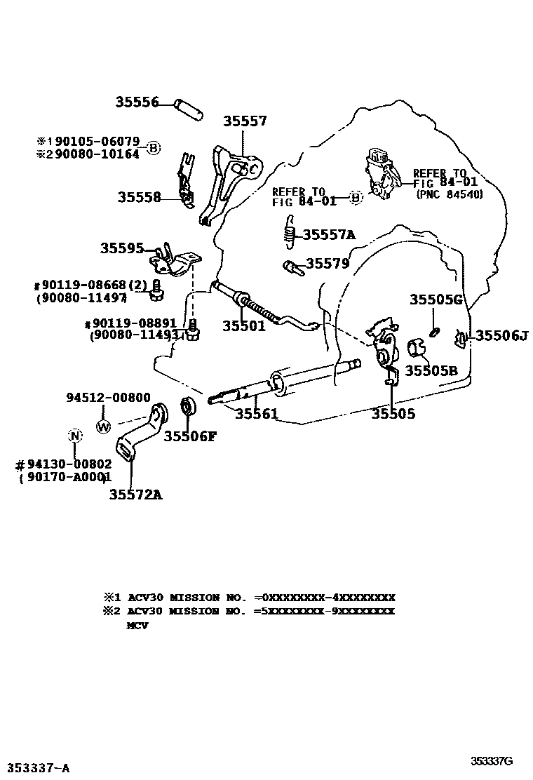 3513 — THROTTLE LINK & VALVE LEVER (ATM)