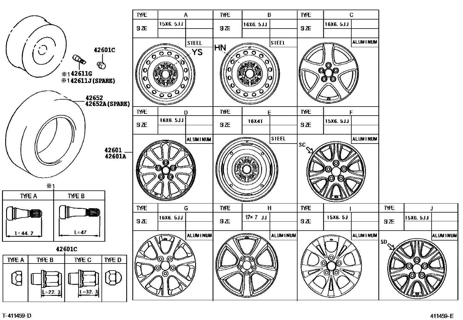 4103 — DISC WHEEL & WHEEL CAP