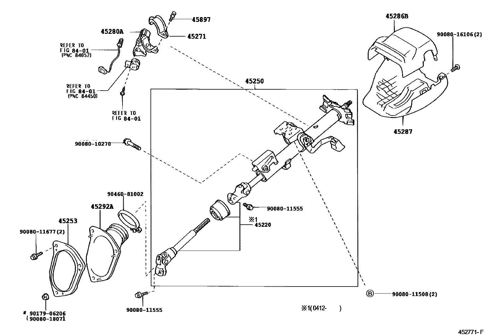 4501 — STEERING COLUMN & SHAFT