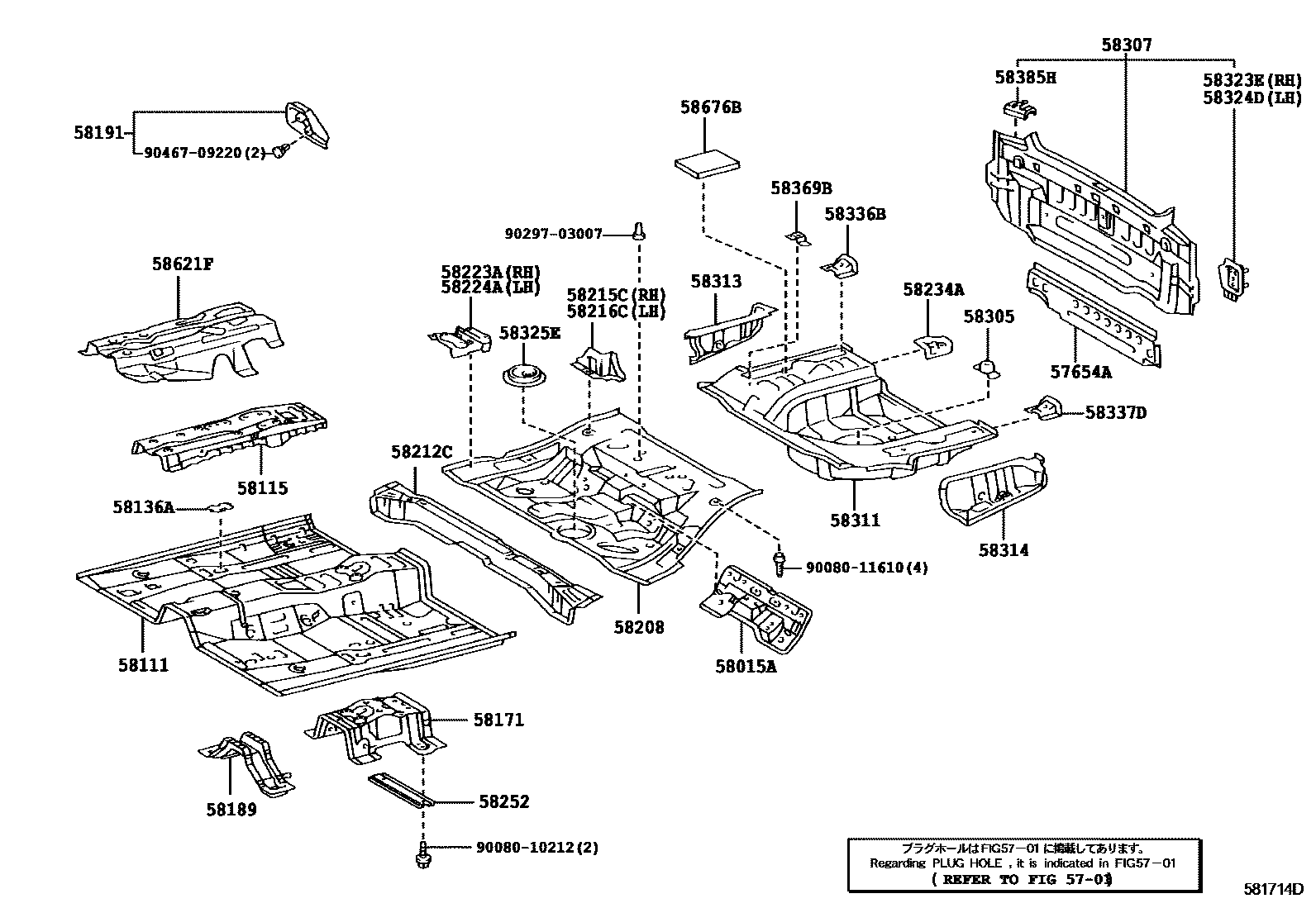 5801 — FLOOR PAN & LOWER BACK PANEL