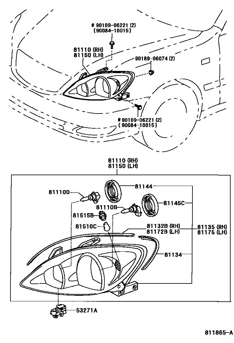 8101 — HEADLAMP