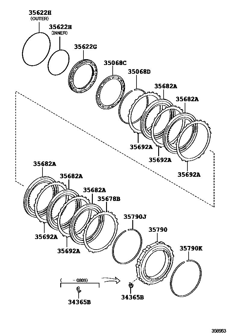 3508 — CENTER SUPPORT & PLANETARY SUN GEAR (ATM)