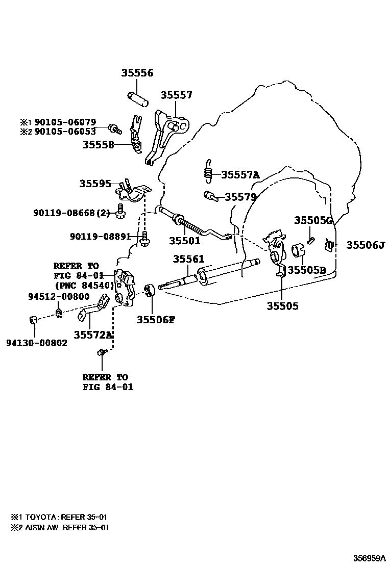 3513 — THROTTLE LINK & VALVE LEVER (ATM)