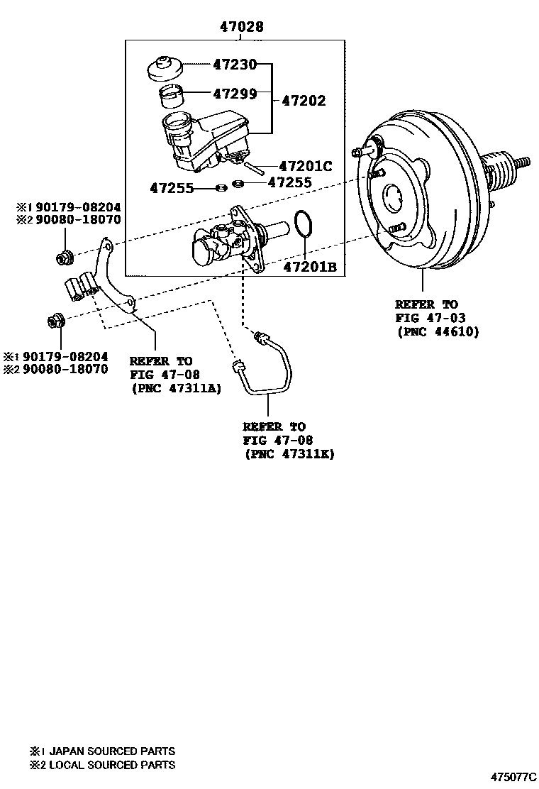 4702 — BRAKE MASTER CYLINDER