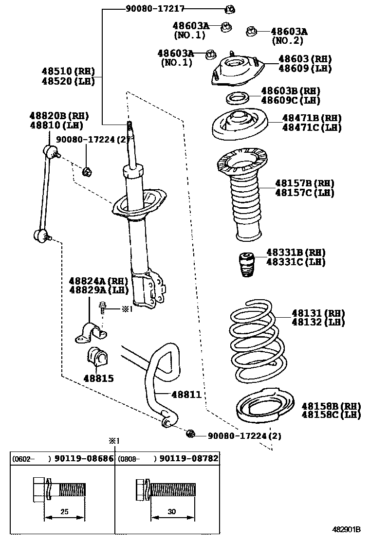 4803 — FRONT SPRING & SHOCK ABSORBER