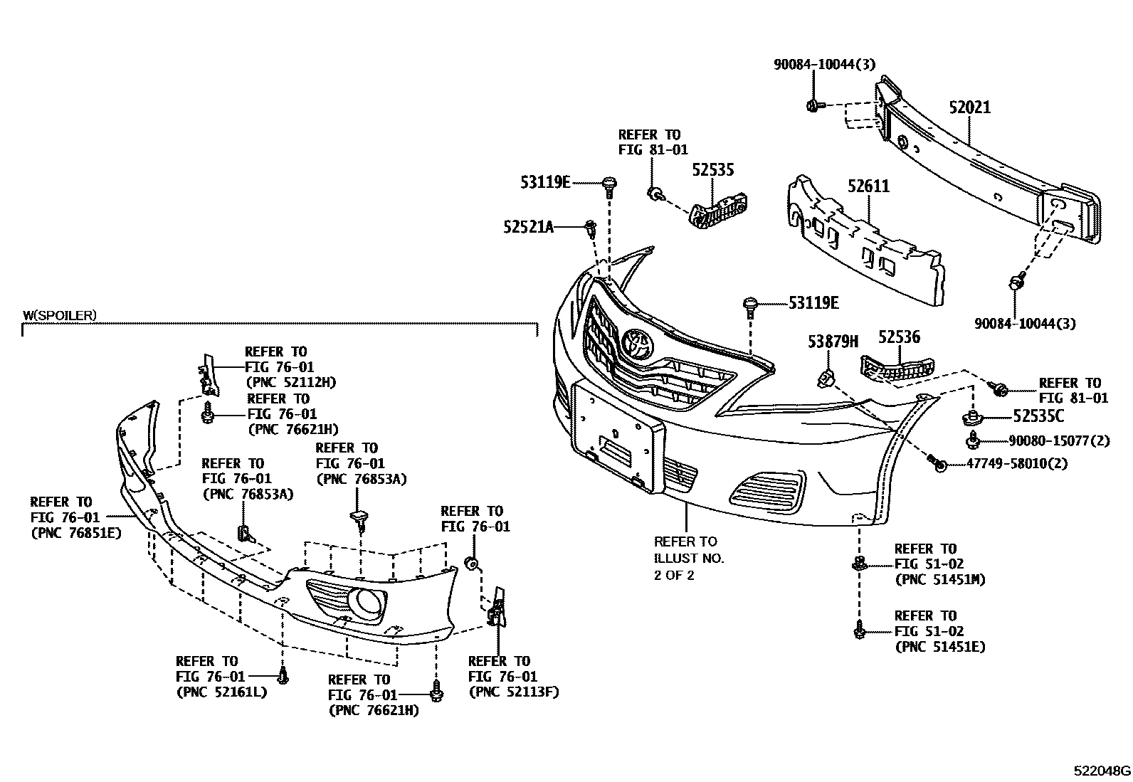 5201 — FRONT BUMPER & BUMPER STAY