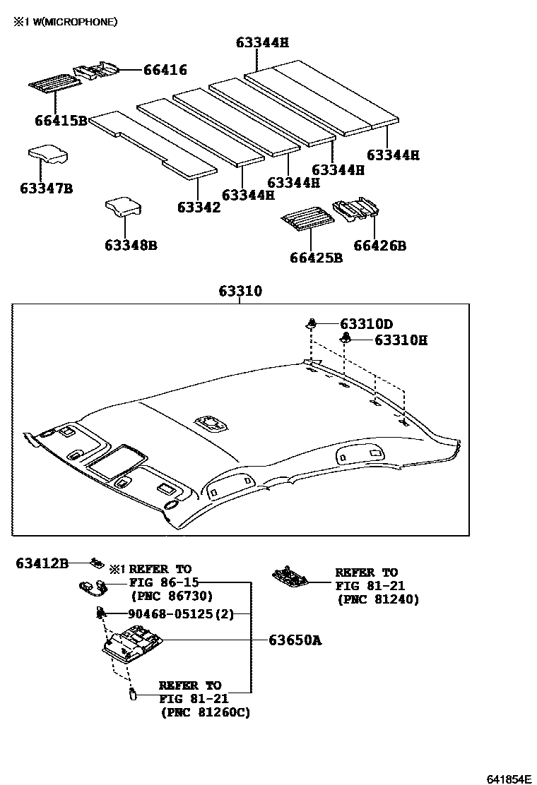 6402 — ROOF HEADLINING & SILENCER PAD