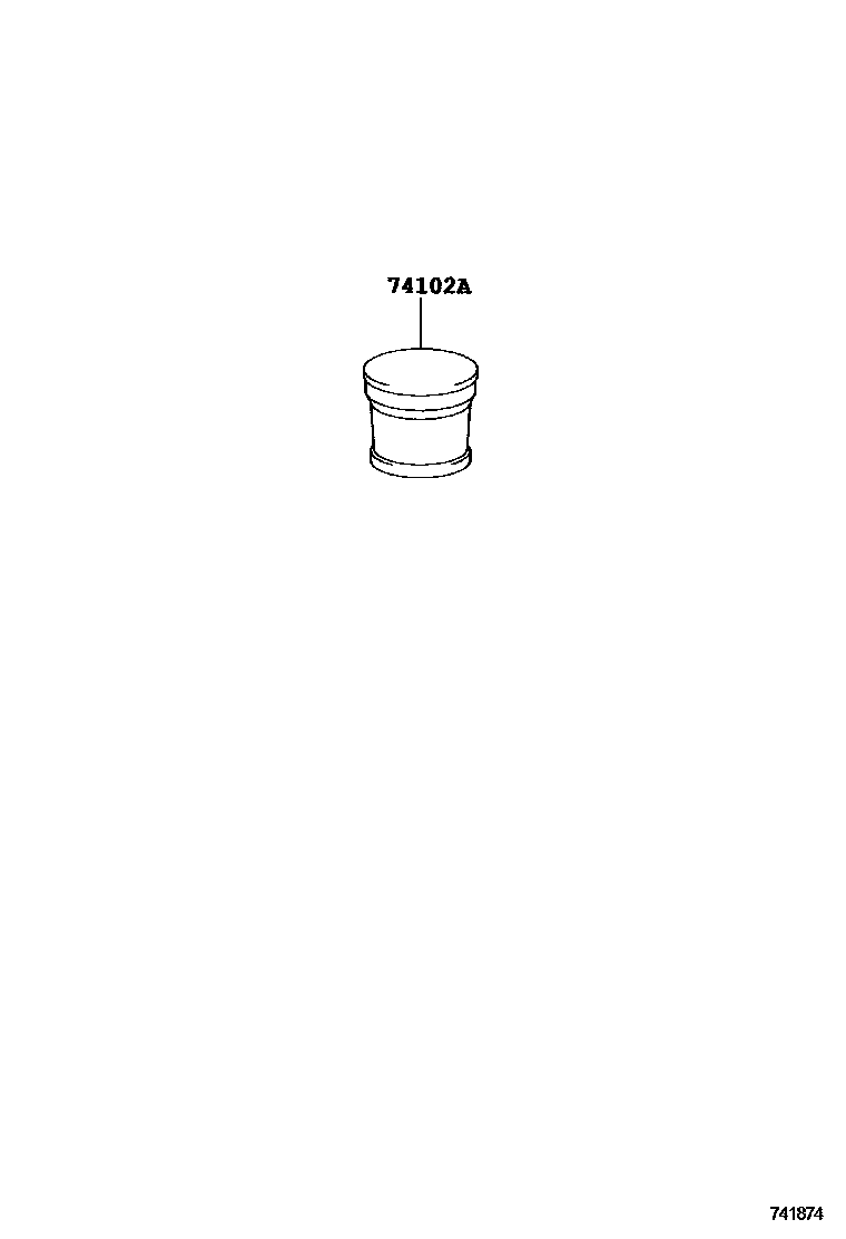 7404 — ASH RECEPTACLE