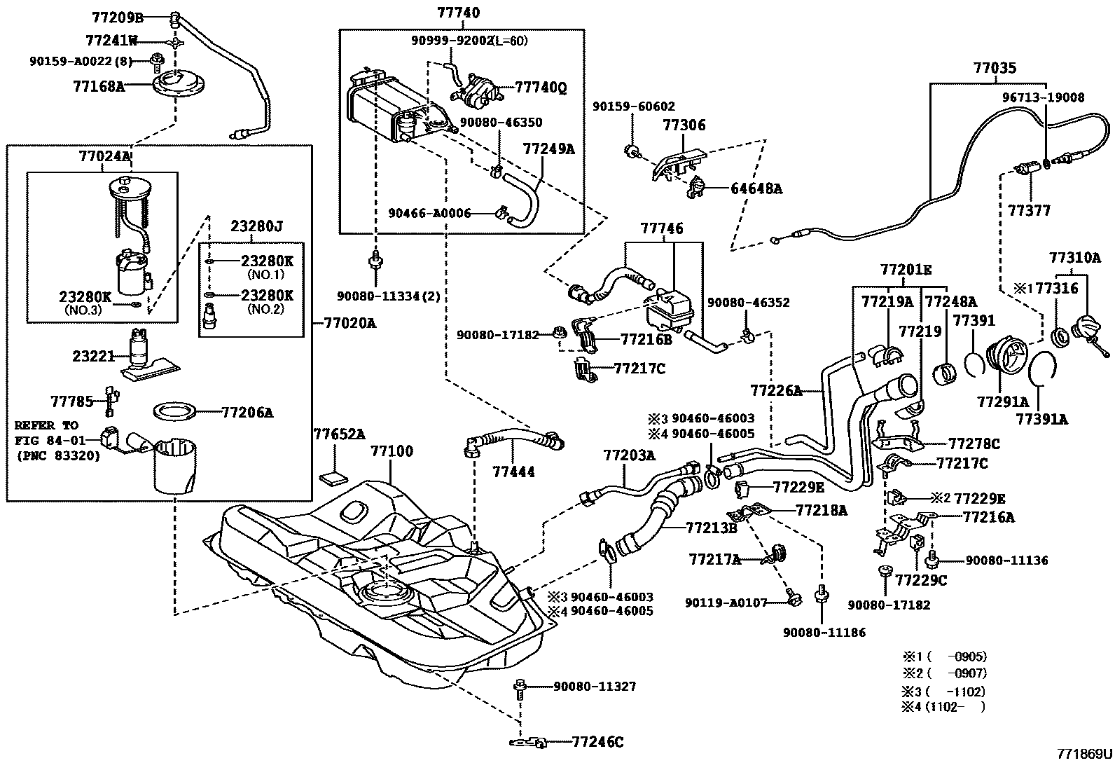 7701 — FUEL TANK & TUBE