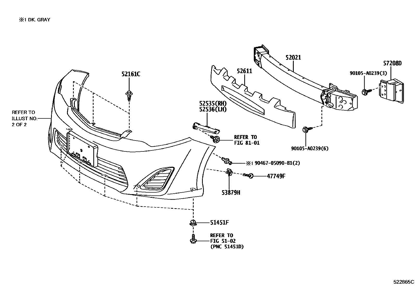 5201 — FRONT BUMPER & BUMPER STAY