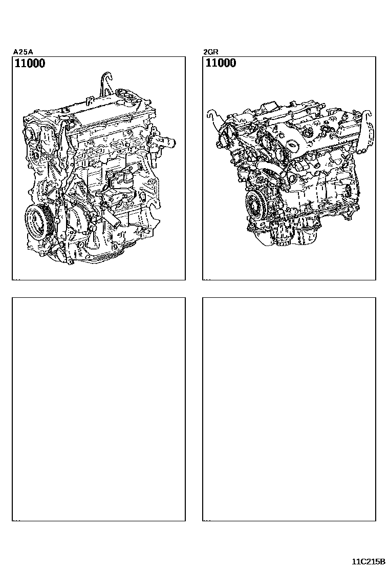 1101 — PARTIAL ENGINE ASSEMBLY