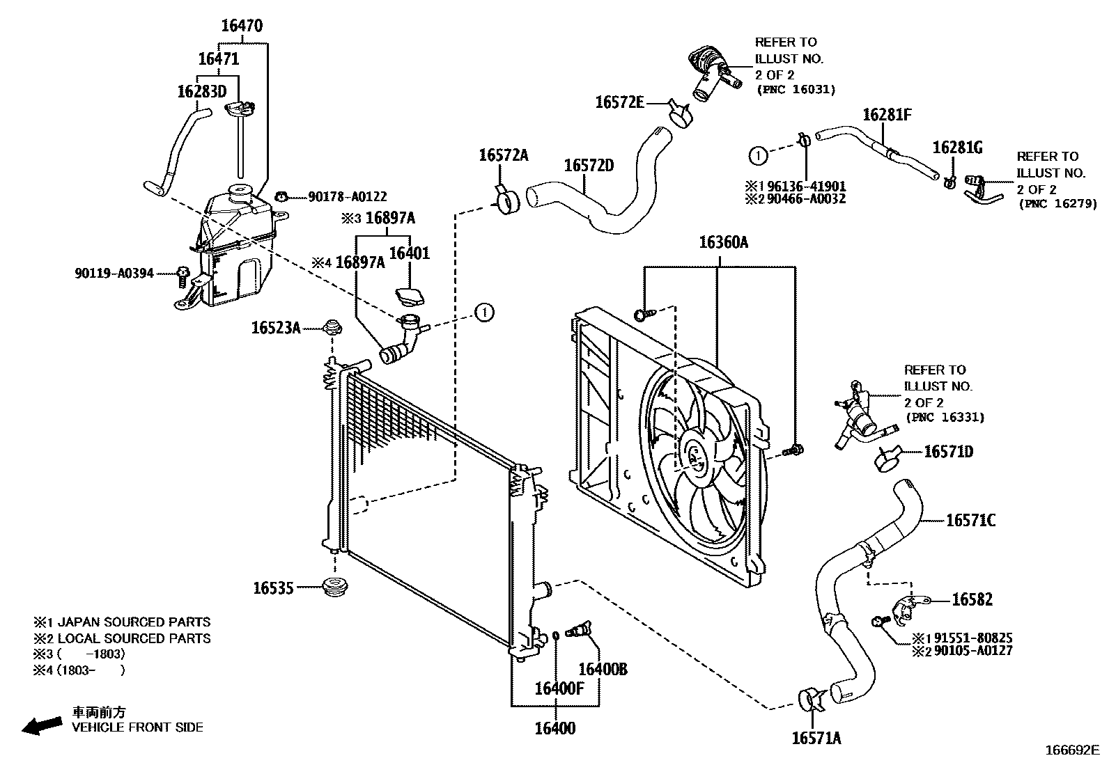 1603 — RADIATOR & WATER OUTLET