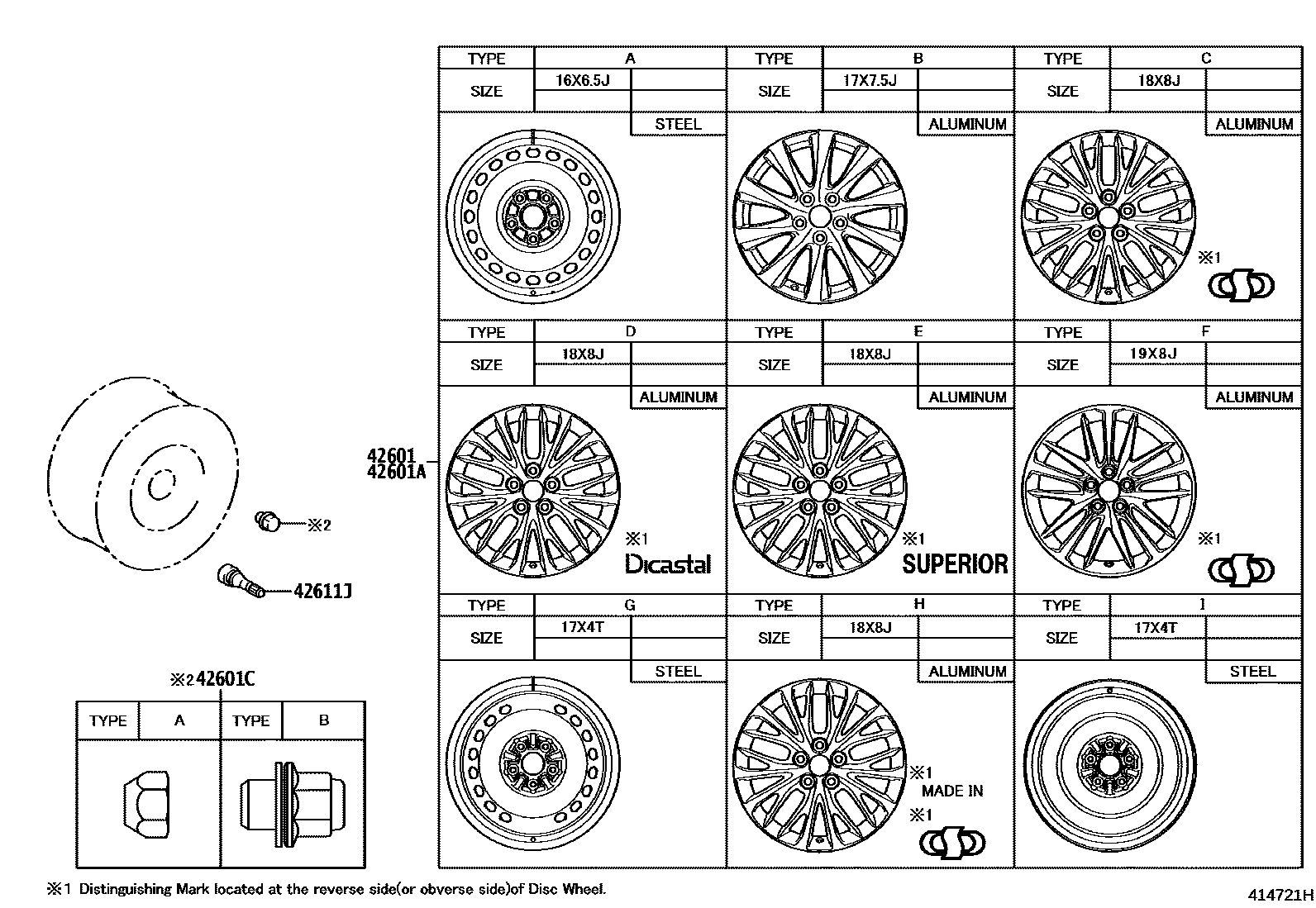 4103 — DISC WHEEL & WHEEL CAP