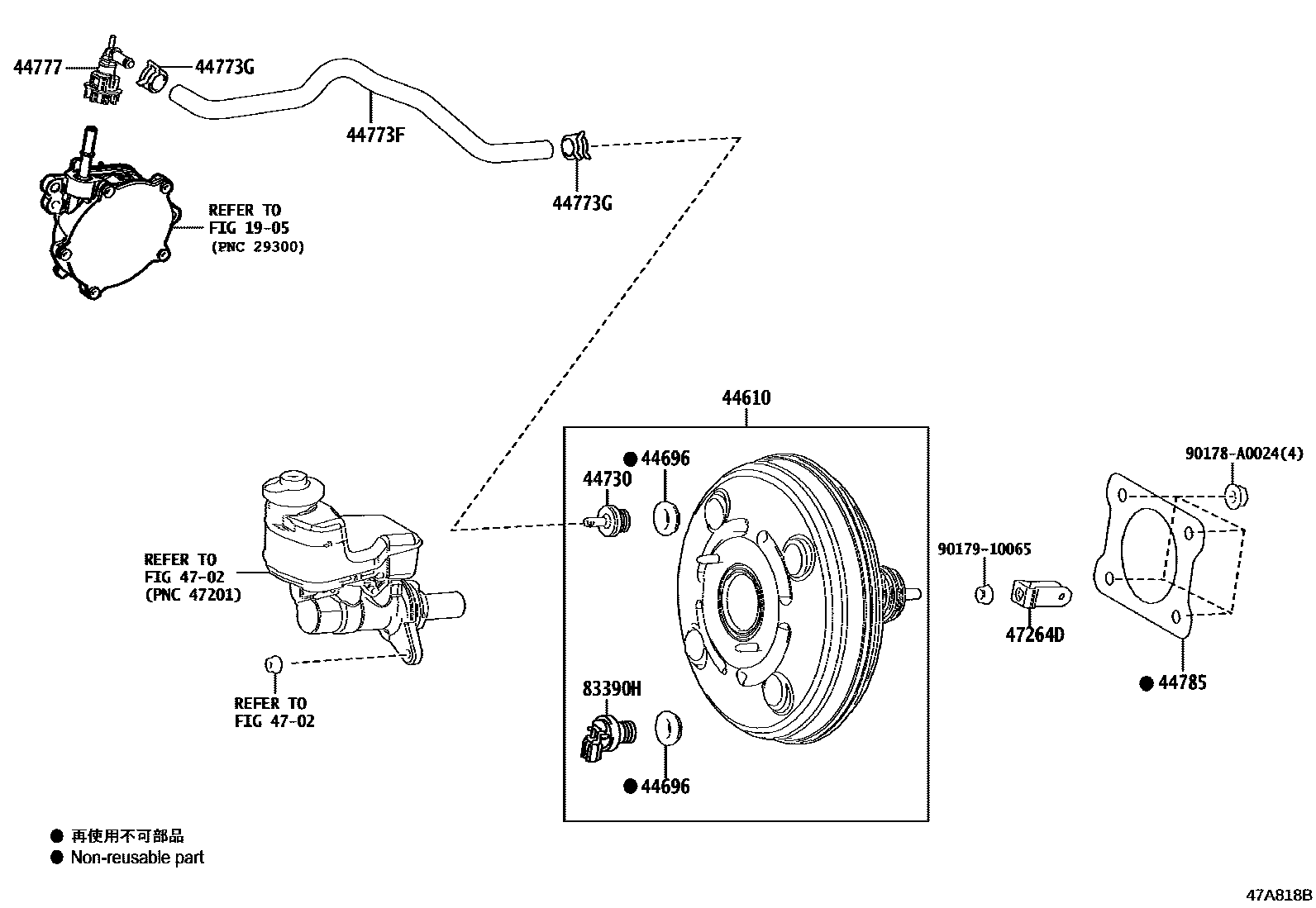 4703 — BRAKE BOOSTER & VACUUM TUBE