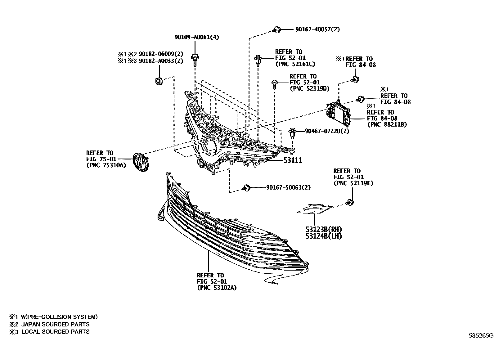 5301 — RADIATOR GRILLE