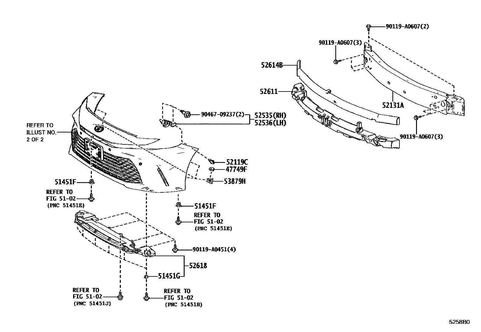 5201 — FRONT BUMPER & BUMPER STAY