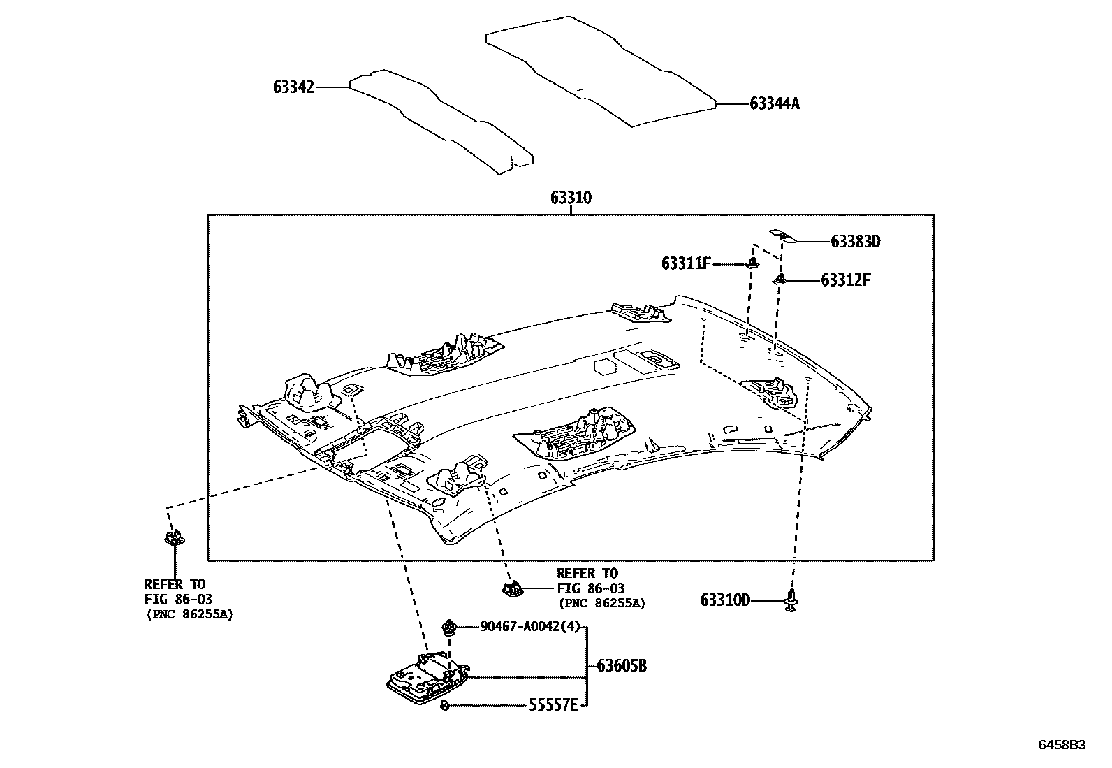 6402 — ROOF HEADLINING & SILENCER PAD