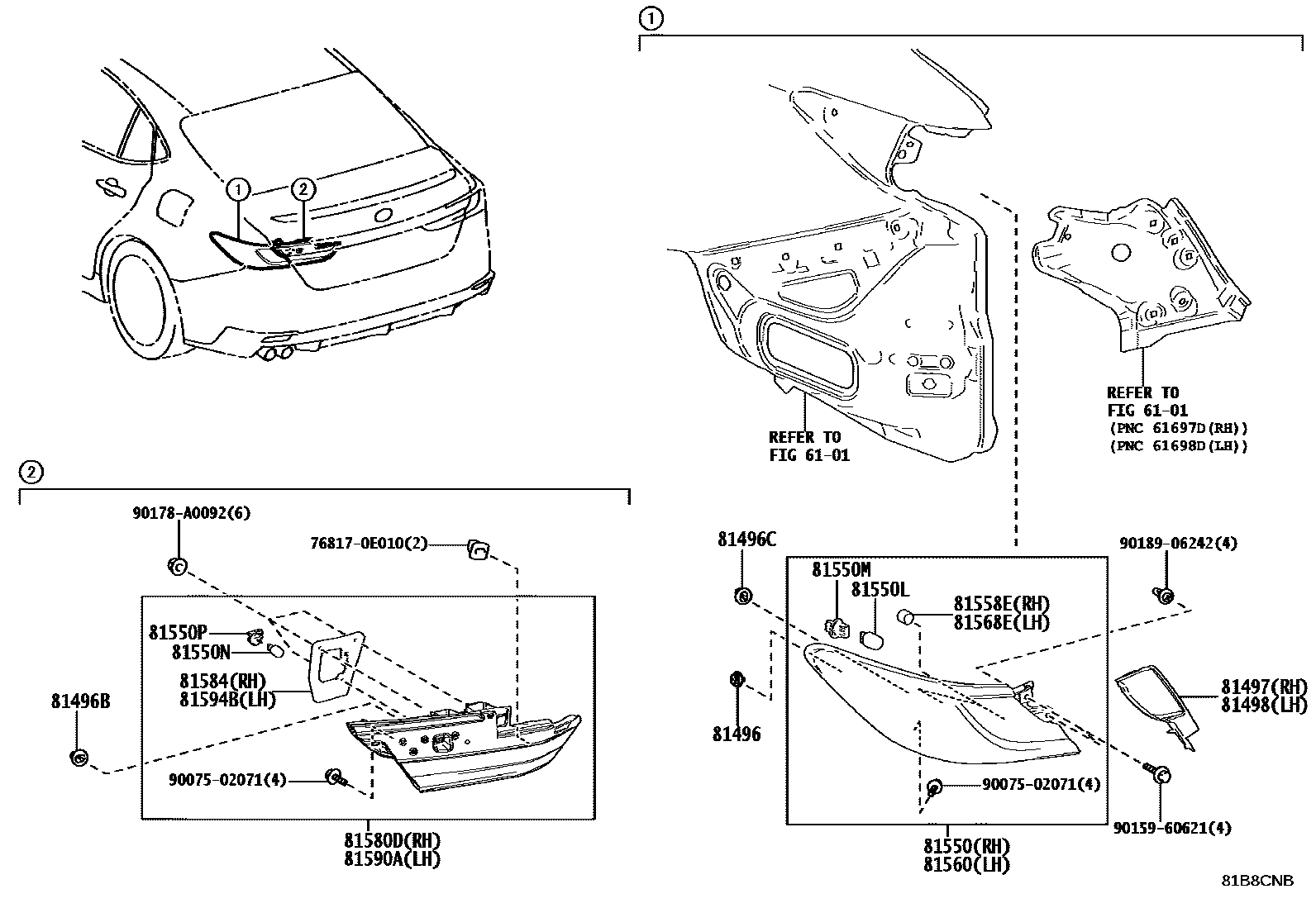 8111 — REAR COMBINATION LAMP