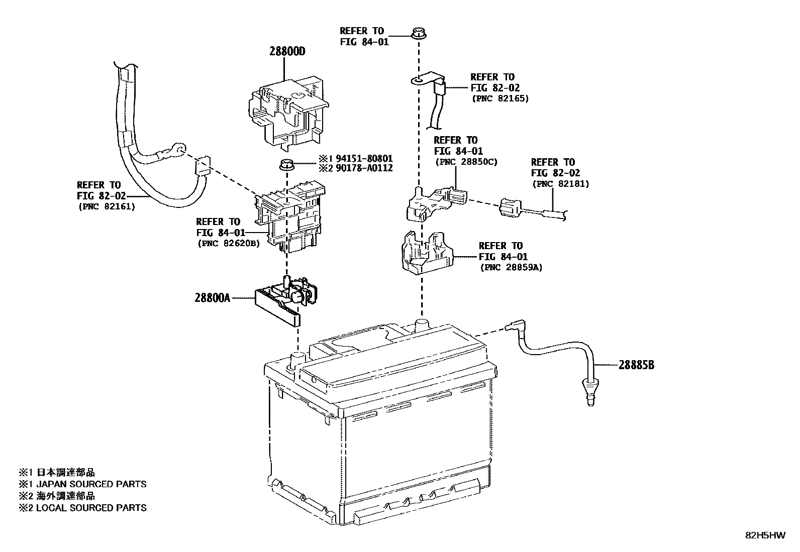 8201 — BATTERY & BATTERY CABLE