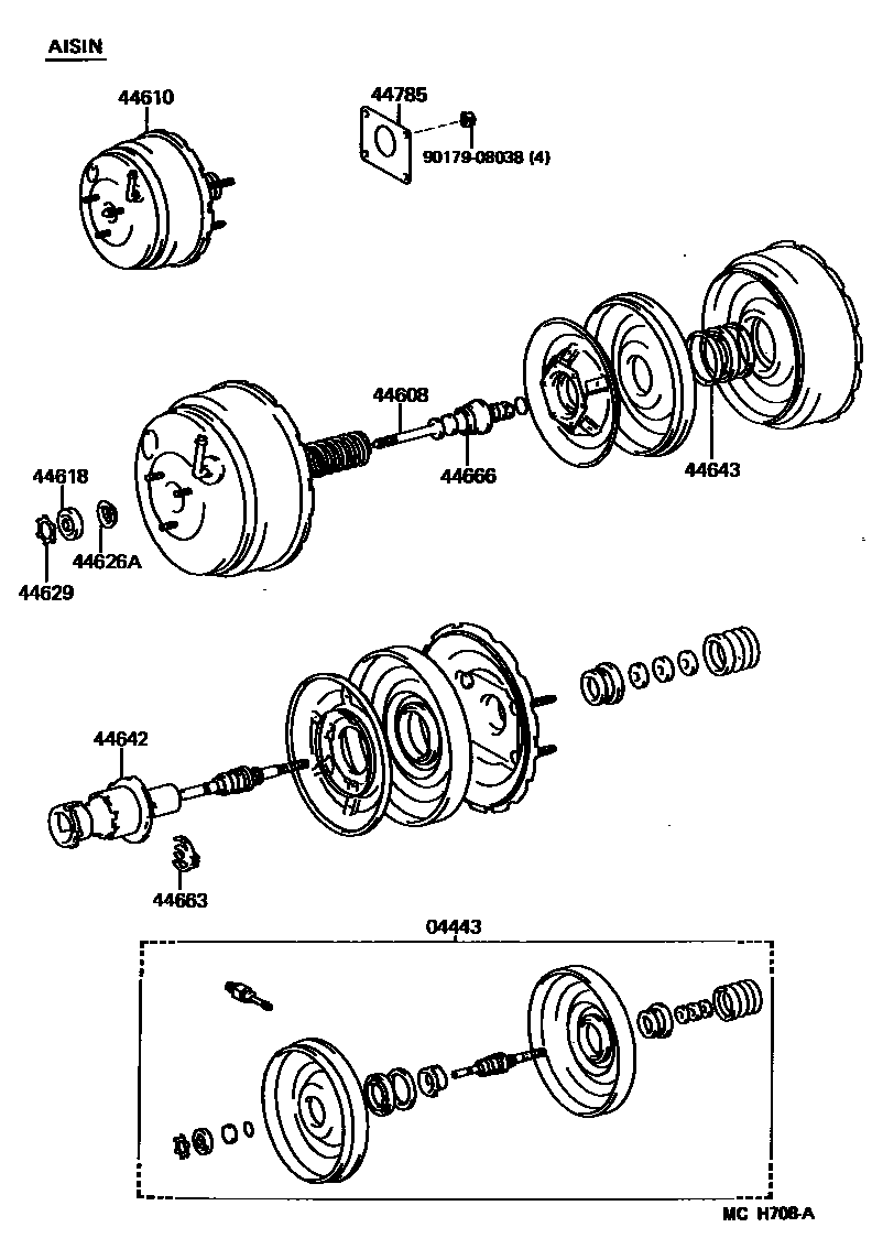 4703 — BRAKE BOOSTER & VACUUM TUBE