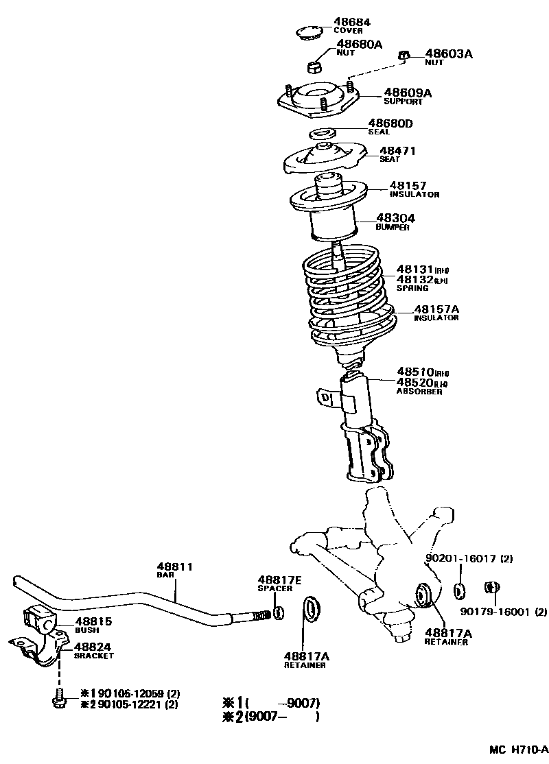 4803 — FRONT SPRING & SHOCK ABSORBER