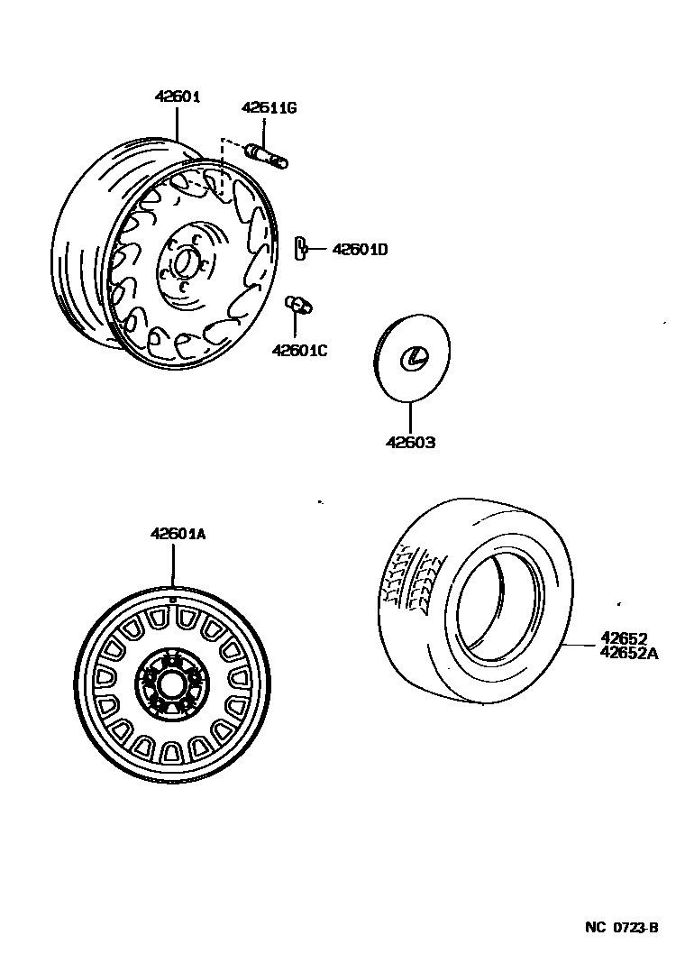 4103 — DISC WHEEL & WHEEL CAP