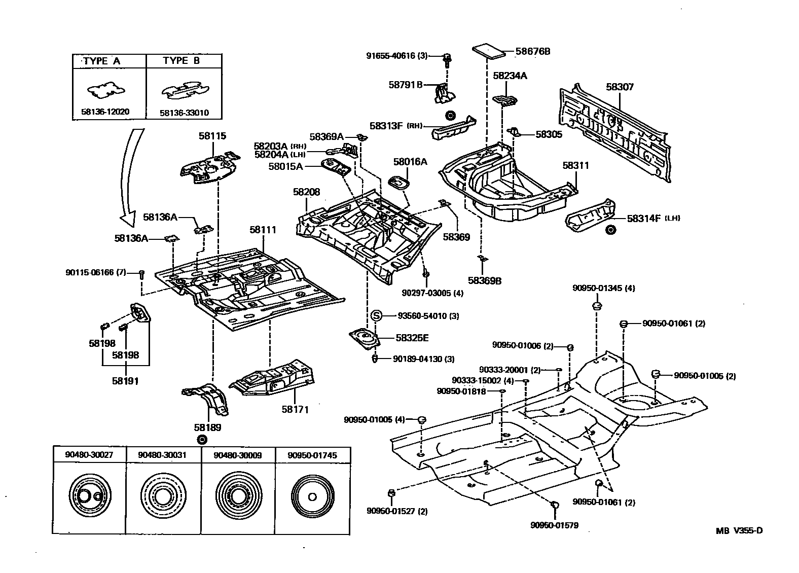 5801 — FLOOR PAN & LOWER BACK PANEL