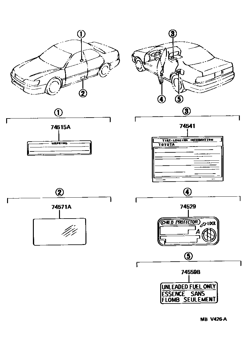 7403 — CAUTION PLATE (EXTERIOR & INTERIOR)