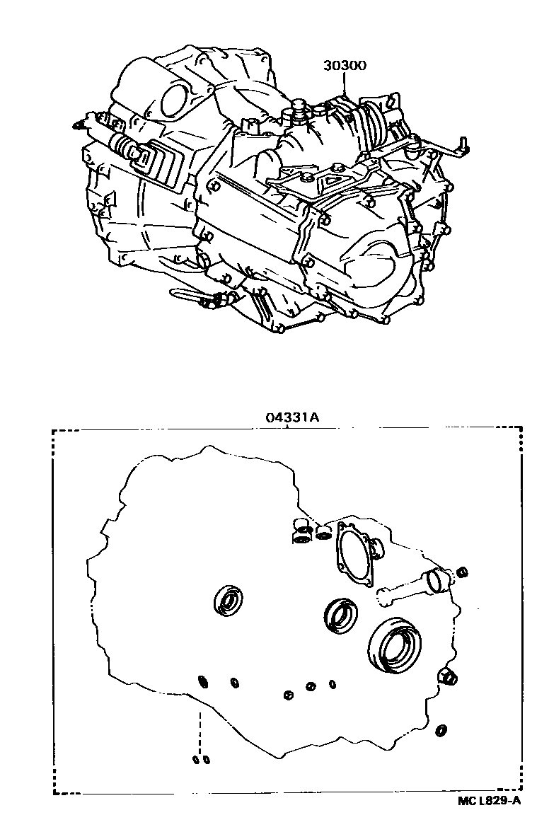 3301 — TRANSAXLE OR TRANSMISSION ASSY & GASKET KIT (MTM)
