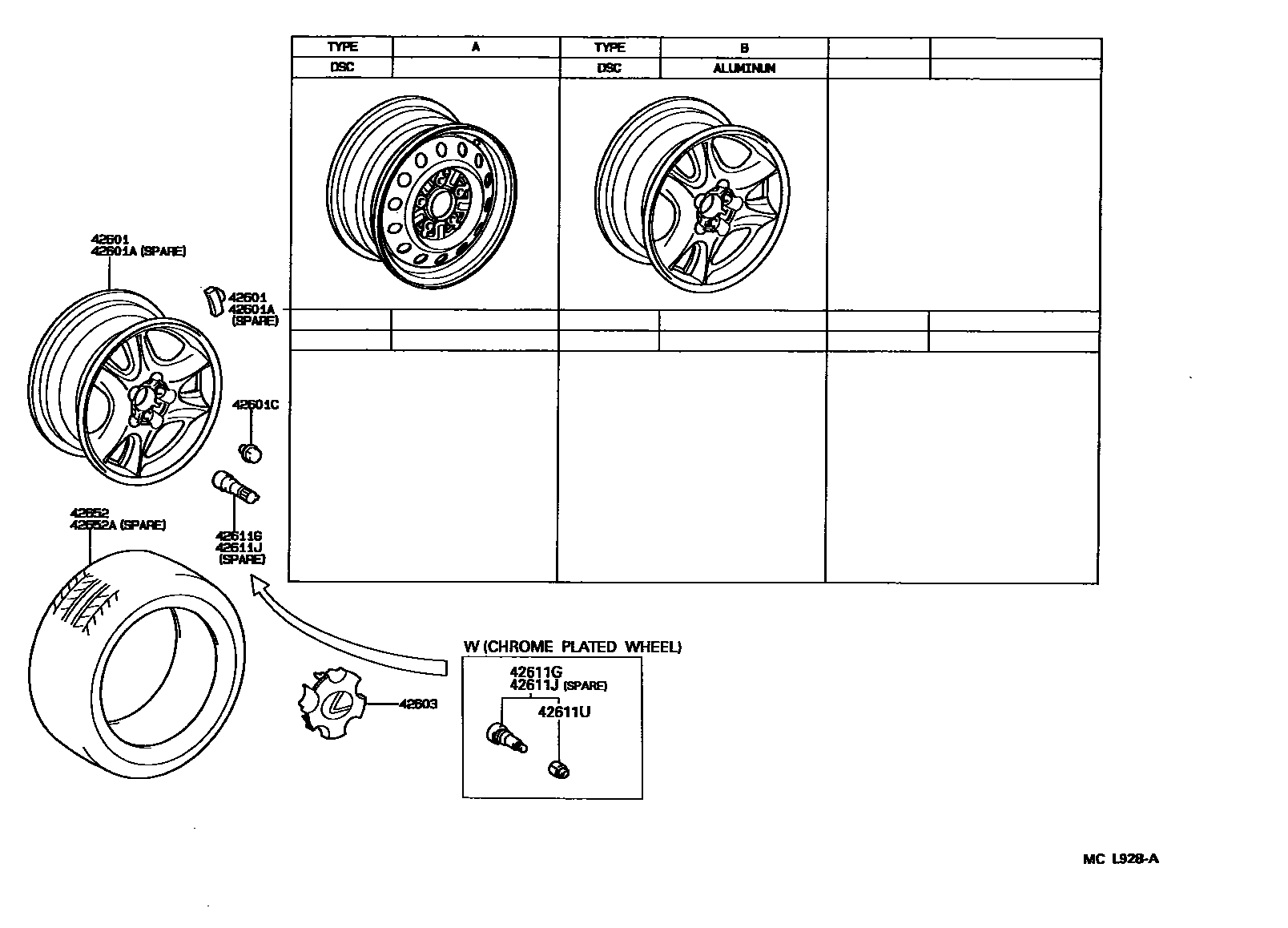 4103 — DISC WHEEL & WHEEL CAP