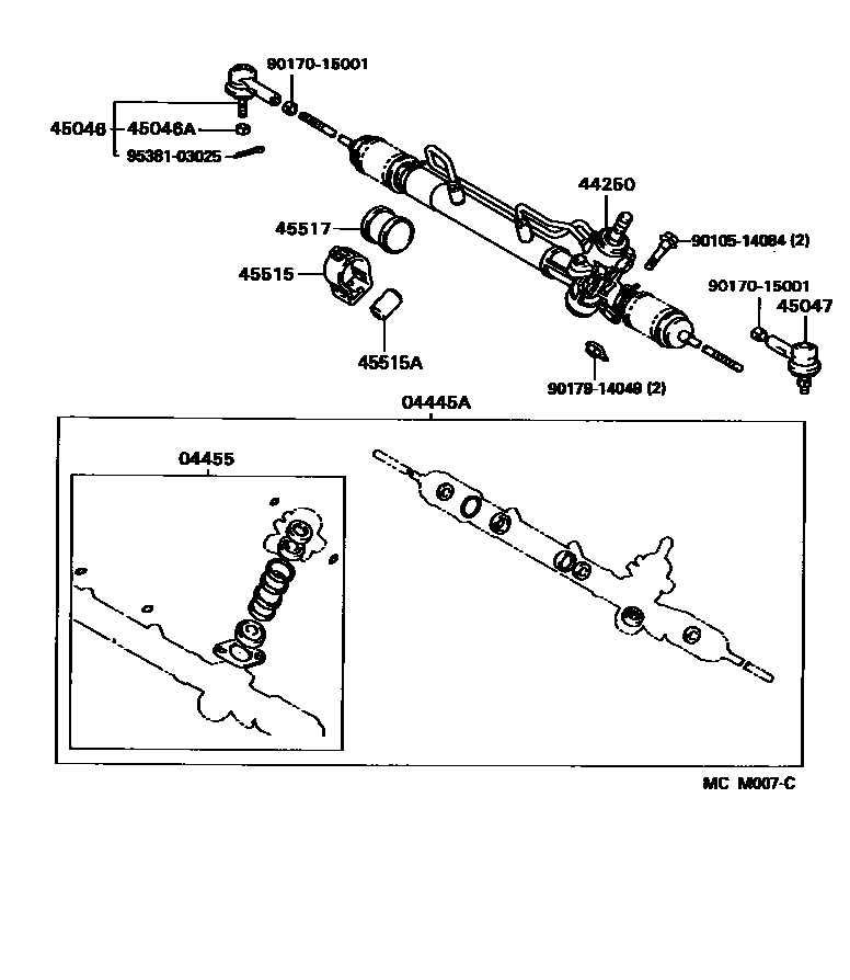 4505 — FRONT STEERING GEAR & LINK