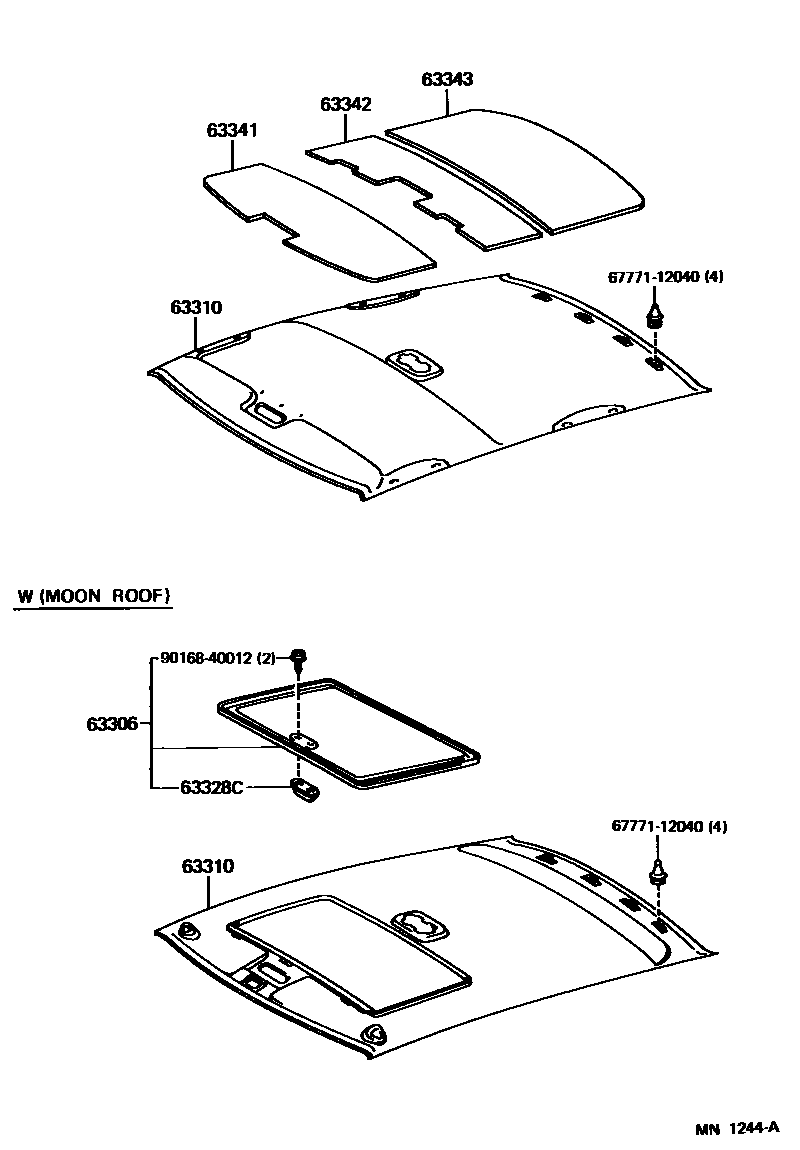 6402 — ROOF HEADLINING & SILENCER PAD